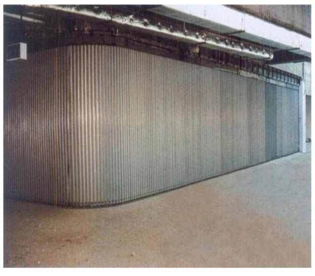 侧移式钢质复合防火卷帘门