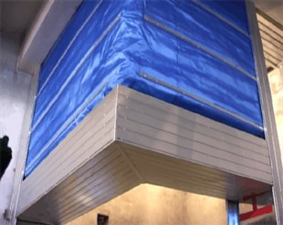 无机布防火卷帘提升式