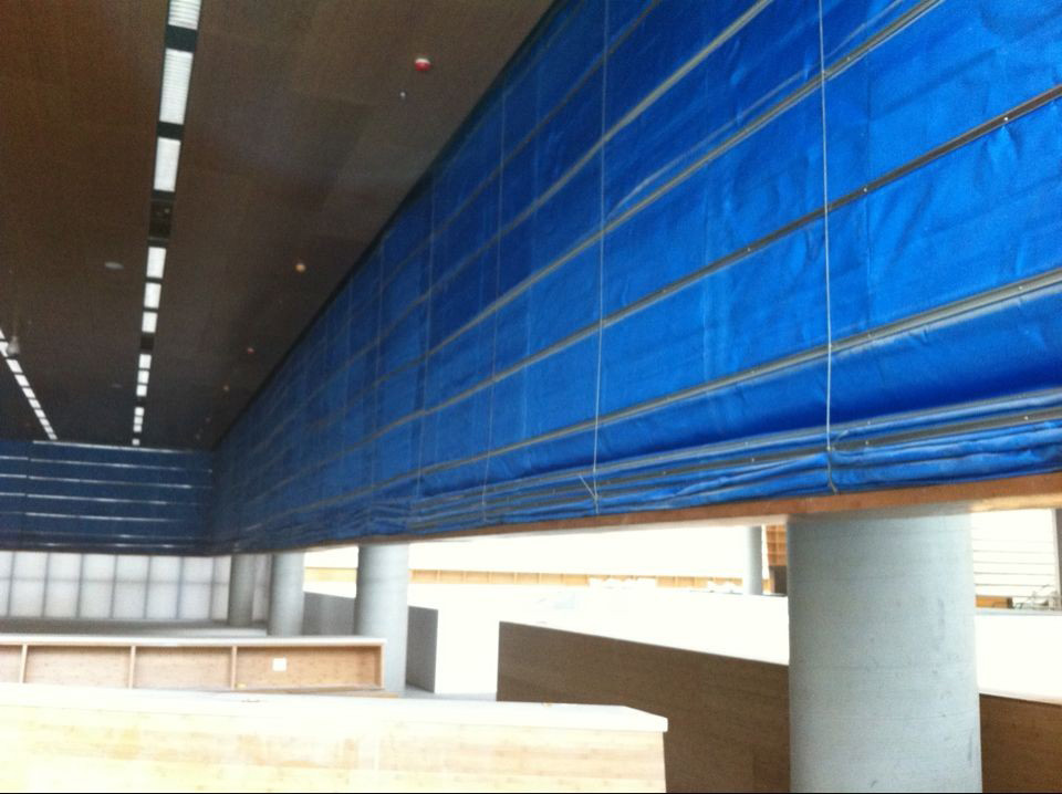 大型商场提升式防火卷帘门