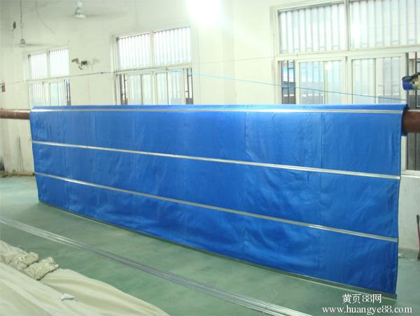 折叠式无机布防火卷帘门帘布制作