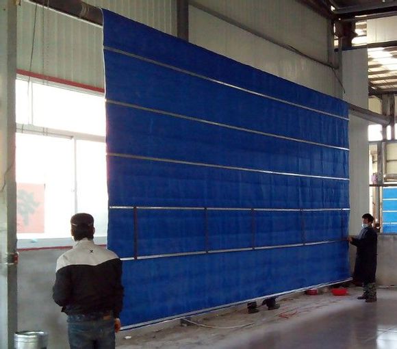 无机布防火卷帘门帘布作作